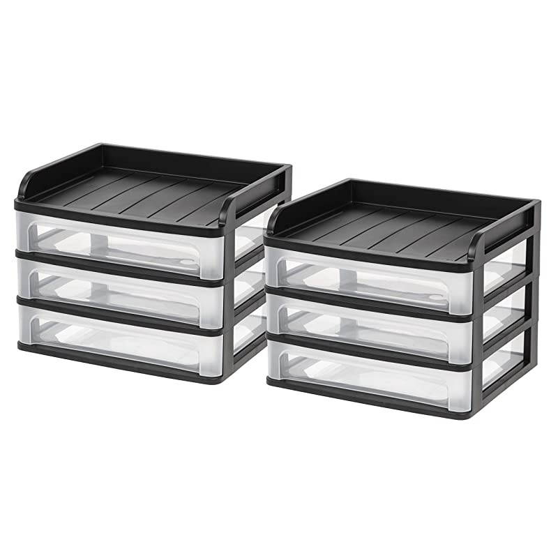 Medium Desktop Drawer System, 2 Pack, Black (586160)