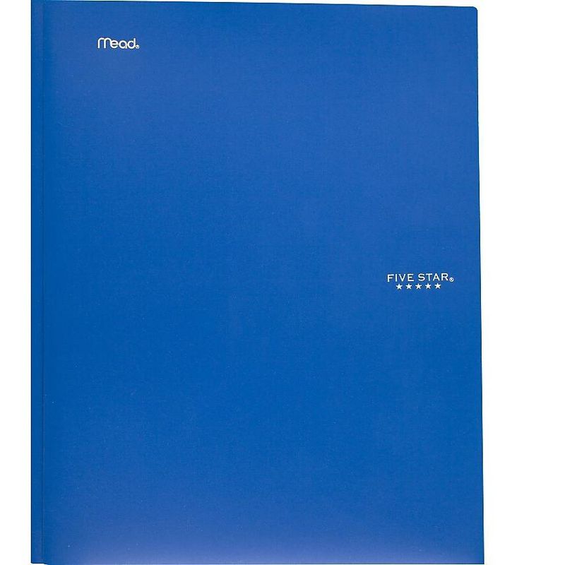 Mead Folder w/ Pocket and Flap 3-Prongs Assorted 34030