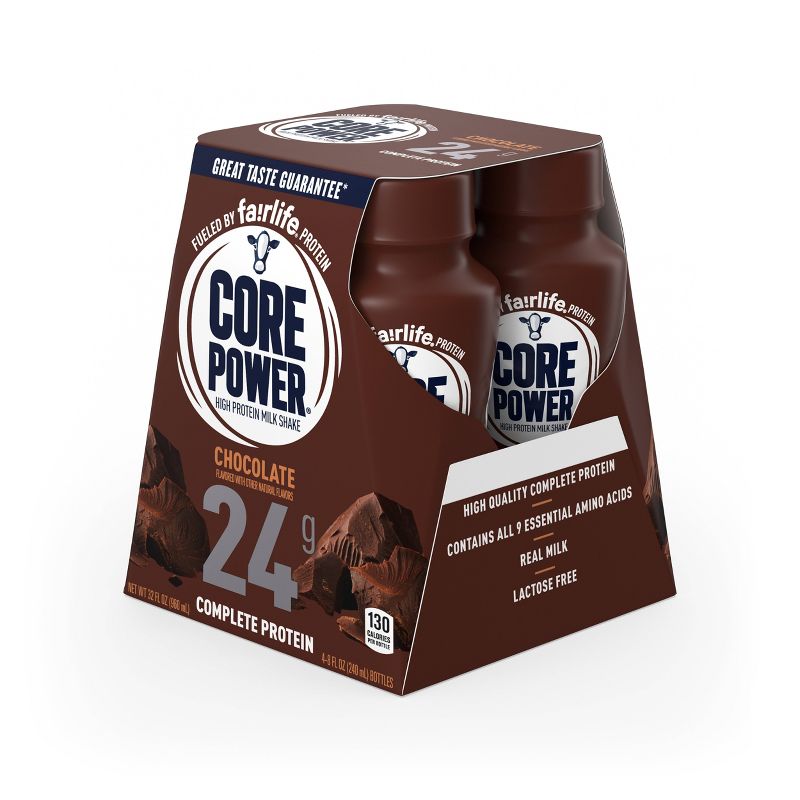 Core Power Chocolate Protein Shake - 4pk/8 fl oz Bottle