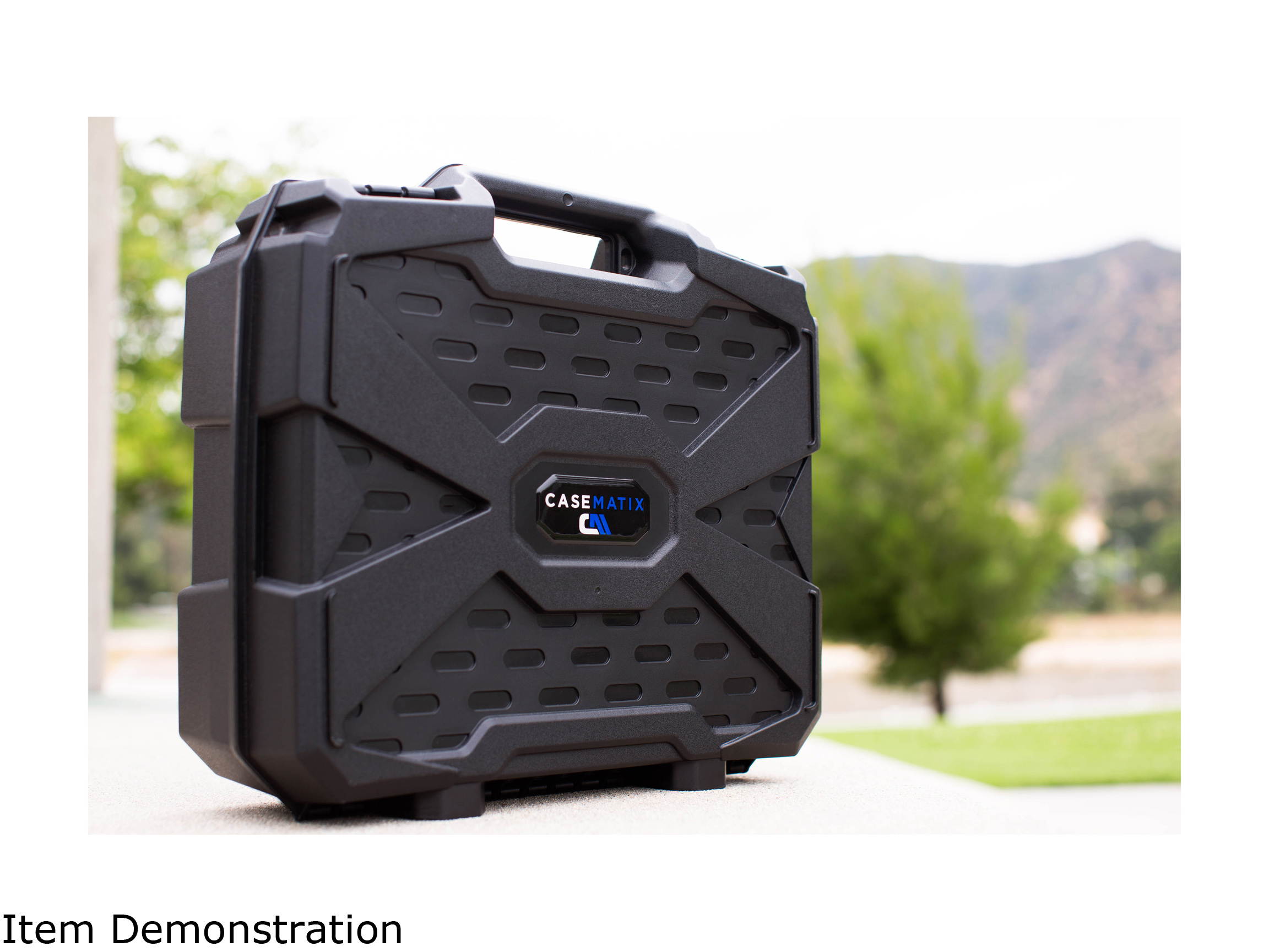 CASEMATIX Console Carrying Travel Case Custom Designed to fit Xbox One X 1TB