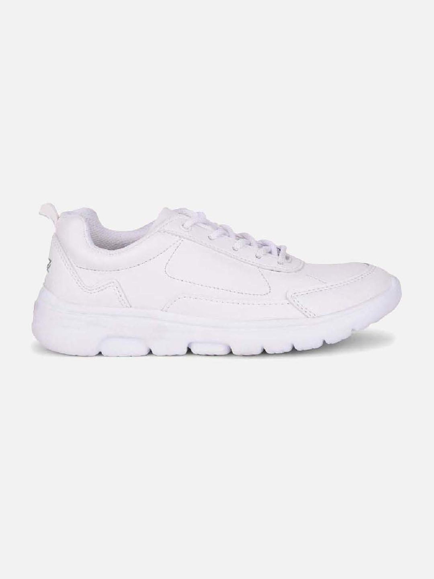 Liberty Girls White Casual Wear Uniform Shoes