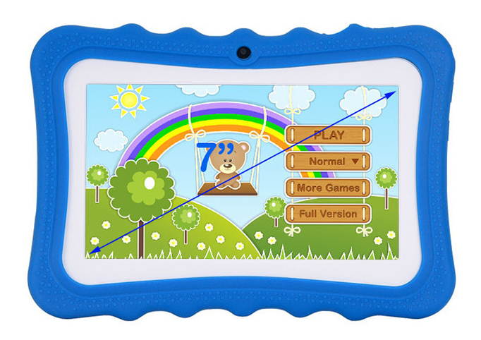 Mini Tablet 7 Inch 8G Baby 1.5GHz 7 Inch 7-9 hours Tablet Blue TABLET-86V-U