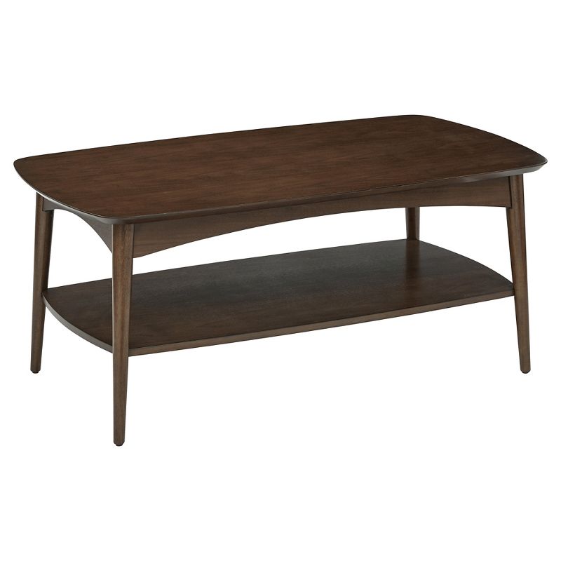 Ikiriya Nashville Solid Beige Wood Coffee Table Teak Finish