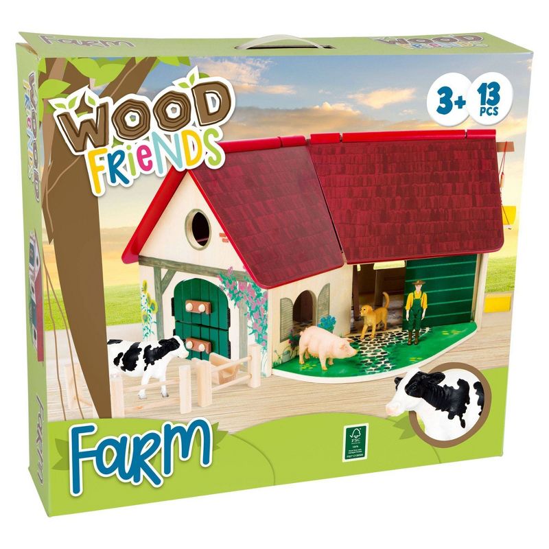 Small Foot Wooden Toys Farmhouse Barn Woodfriends Playworld