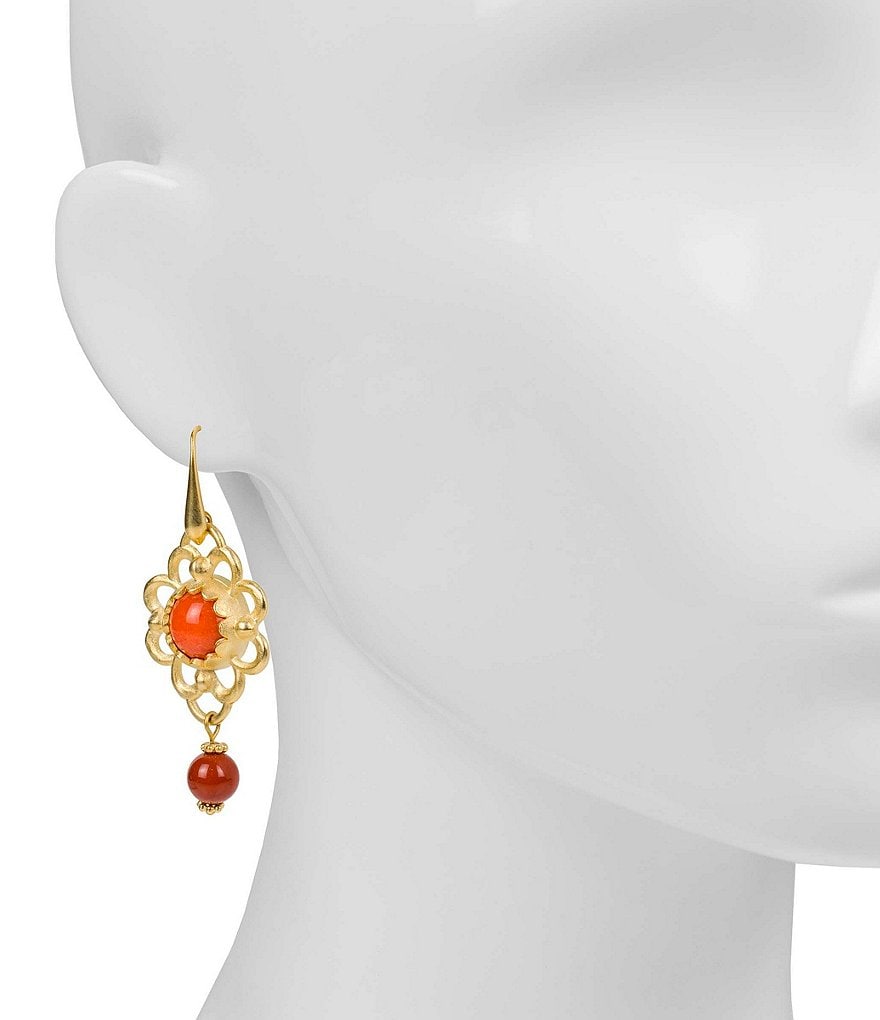 Patricia Nash Flower Drop Earrings