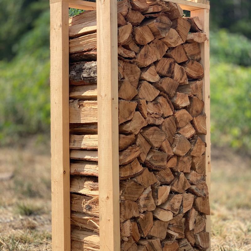 Smoak Firewood 25-30 Pound White Oak Kiln Dried Indoor Outdoor Grill Smoker Cooking Grade Wood Mini Logs