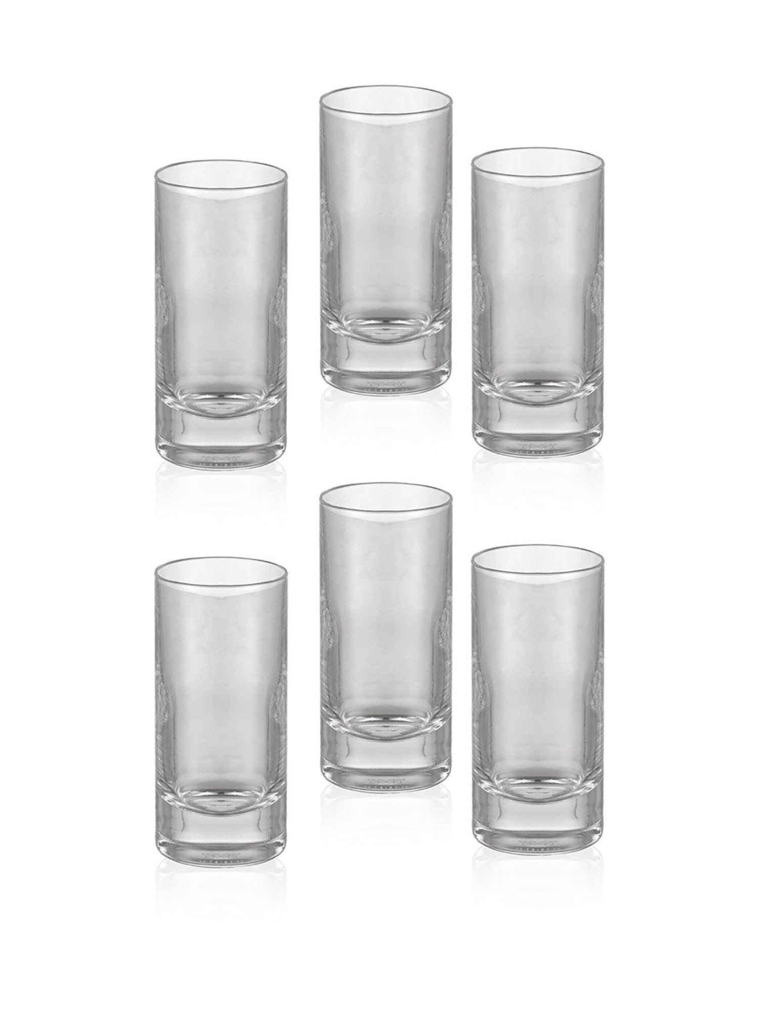 Trovea's Bicch Classico Transparent Glass Shot Glass - Set of 6