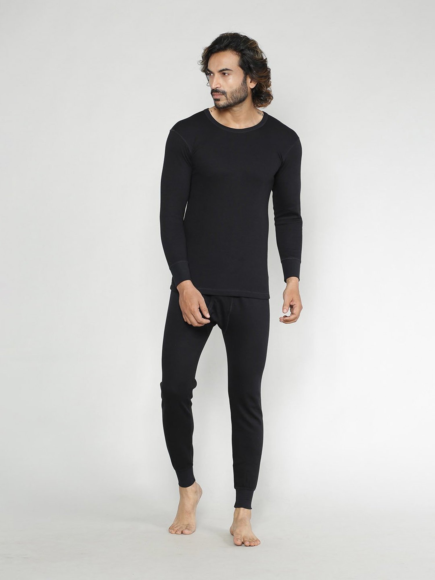 LUX Inferno Black Striped Thermal Bottom