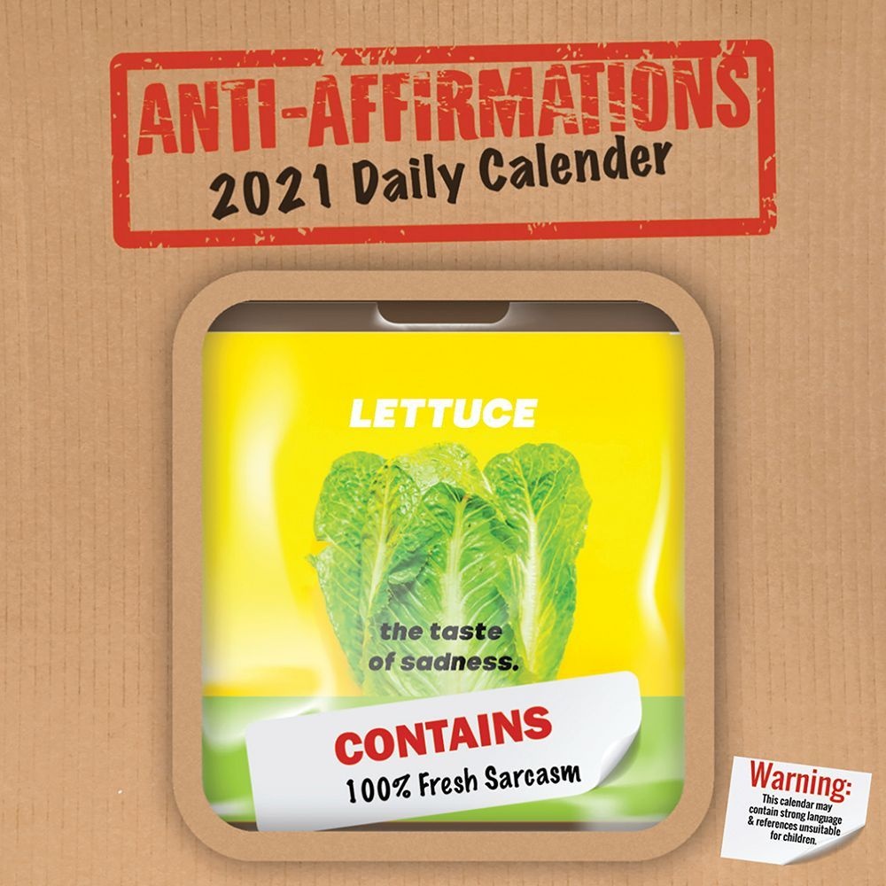 TF Publishing,  Anti Affirmations 2021 Desk Calendar 2021