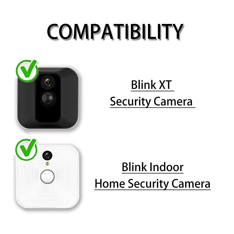 Adapter for Blink XT / XT2 & All-New Blink Outdoor Indoor Camera, with 25 ft/7.5 m Weatherproof Cable Continuously Charging Blink Camera, No More Battery Changes - Black