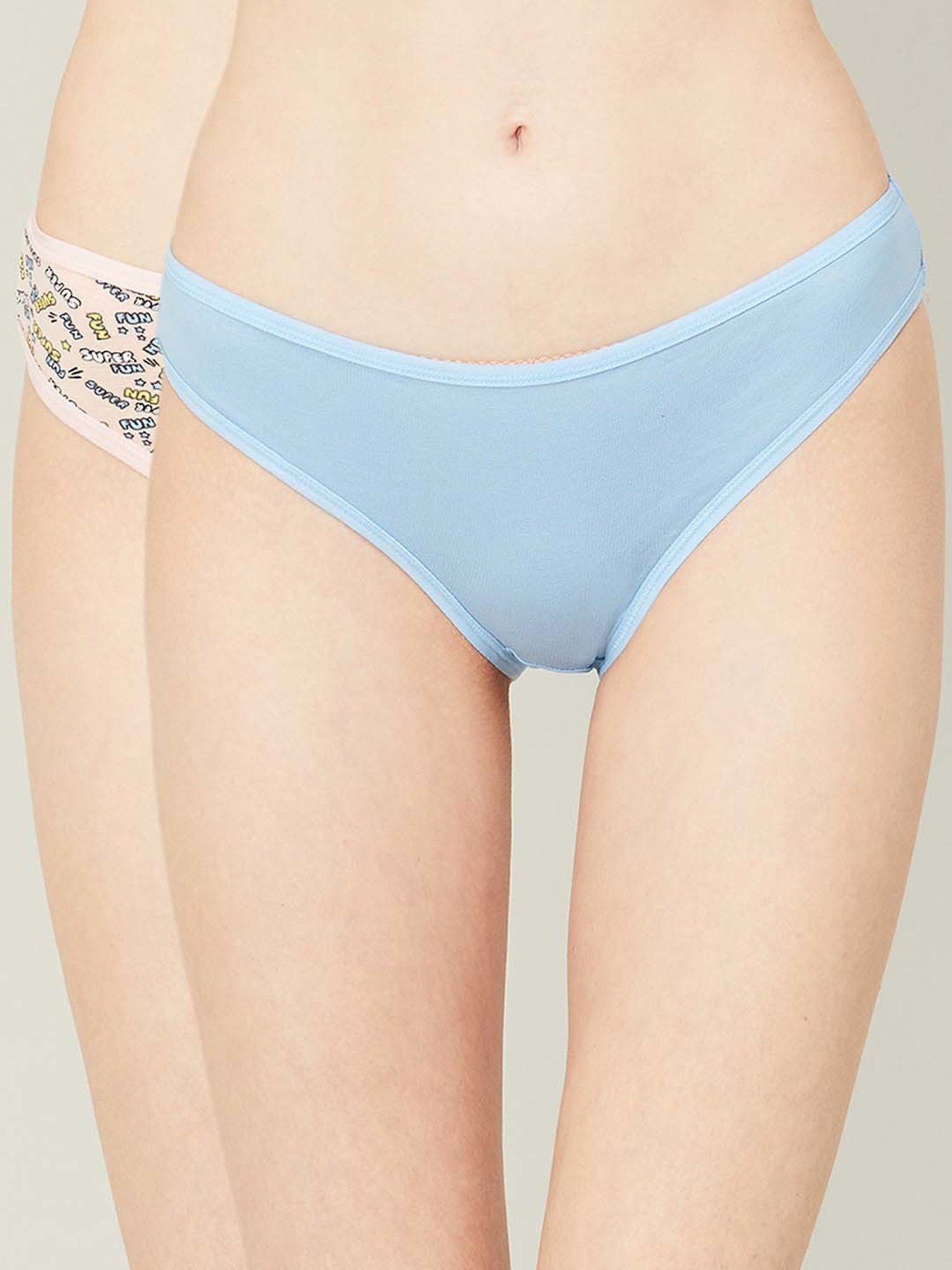 Ginger by Lifestyle Multicolored Printed Panties - Pack Of 2