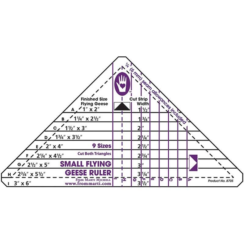 Marti Michell Small Flying Geese Ruler 