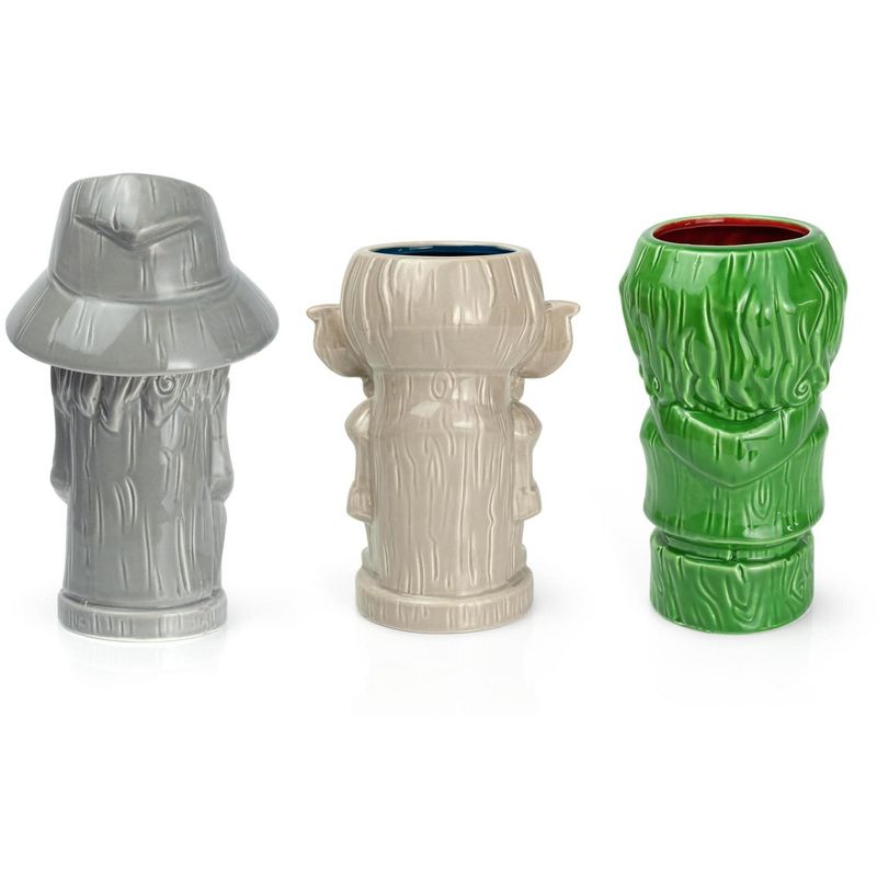 Beeline Creative Geeki Tikis Lord Of The Rings Frodo, Gandalf, Gollum Cup Set of 3