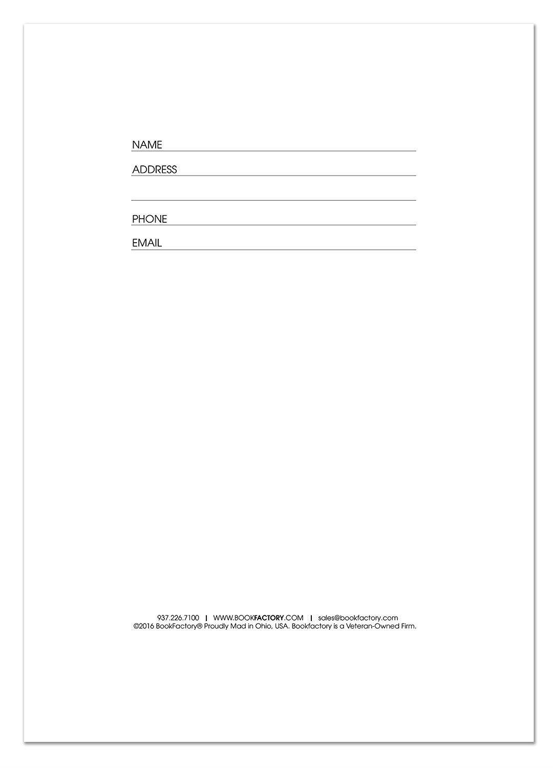 BookFactory A4 Notebook / A4 Ruled Notebook 96 pages (21cm x 29.7cm) Blue Case Bound (RULE-096-4RR-A)