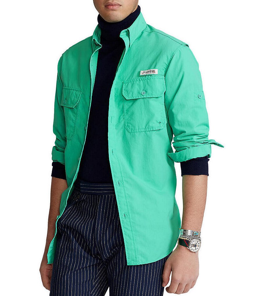 Polo Ralph Lauren Classic-Fit Bi-Swing Workshirt