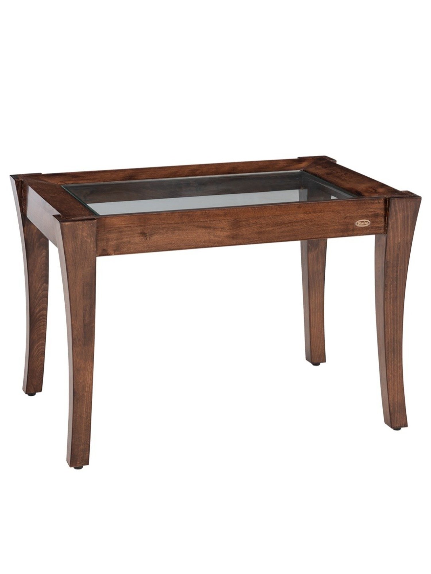 Durian Cameron Walnut Brown Solid Wood Side & End Table in Walnut Finish