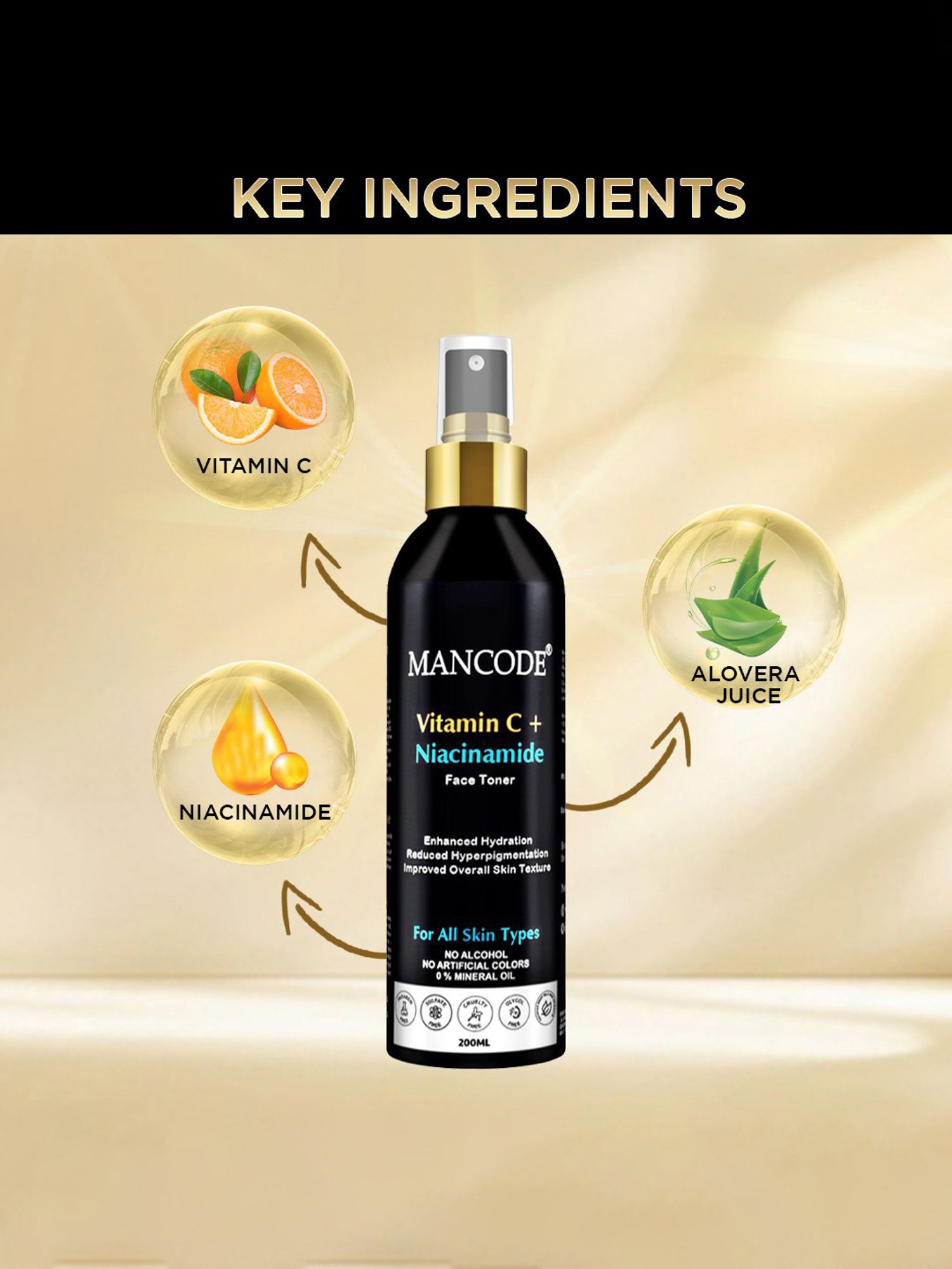 Mancode Detoxifying De Tan, Vitamin C & Acne Control Tea Tree Foaming Facewash (Pack of 3)