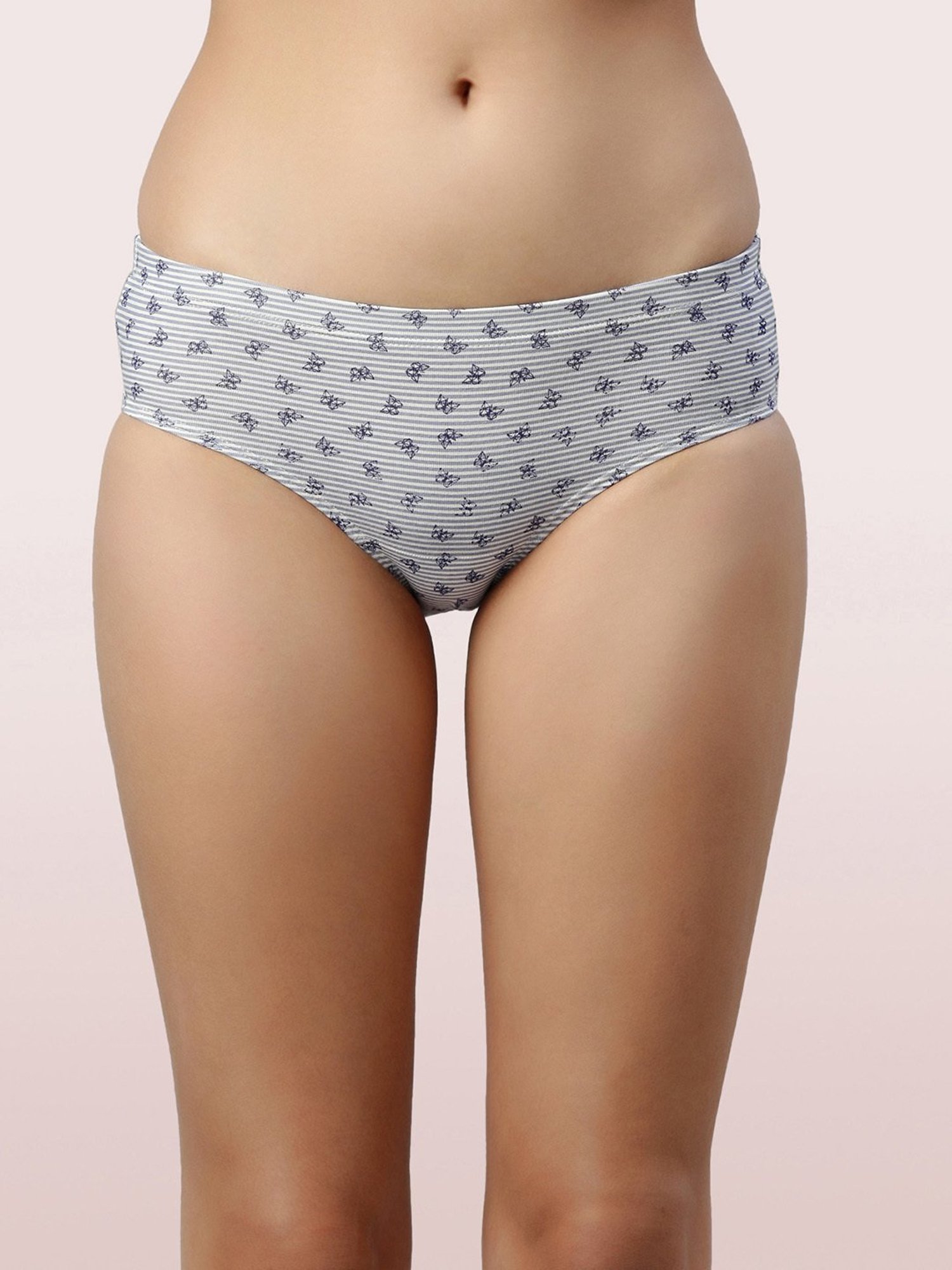 Enamor Multicolor Printed Hipster Panty Set - Pack of 3