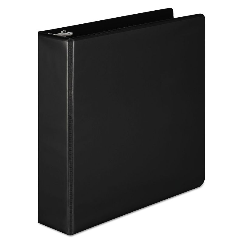 Wilson Jones Basic D-Ring View Binder 2" Cap Black 38644B