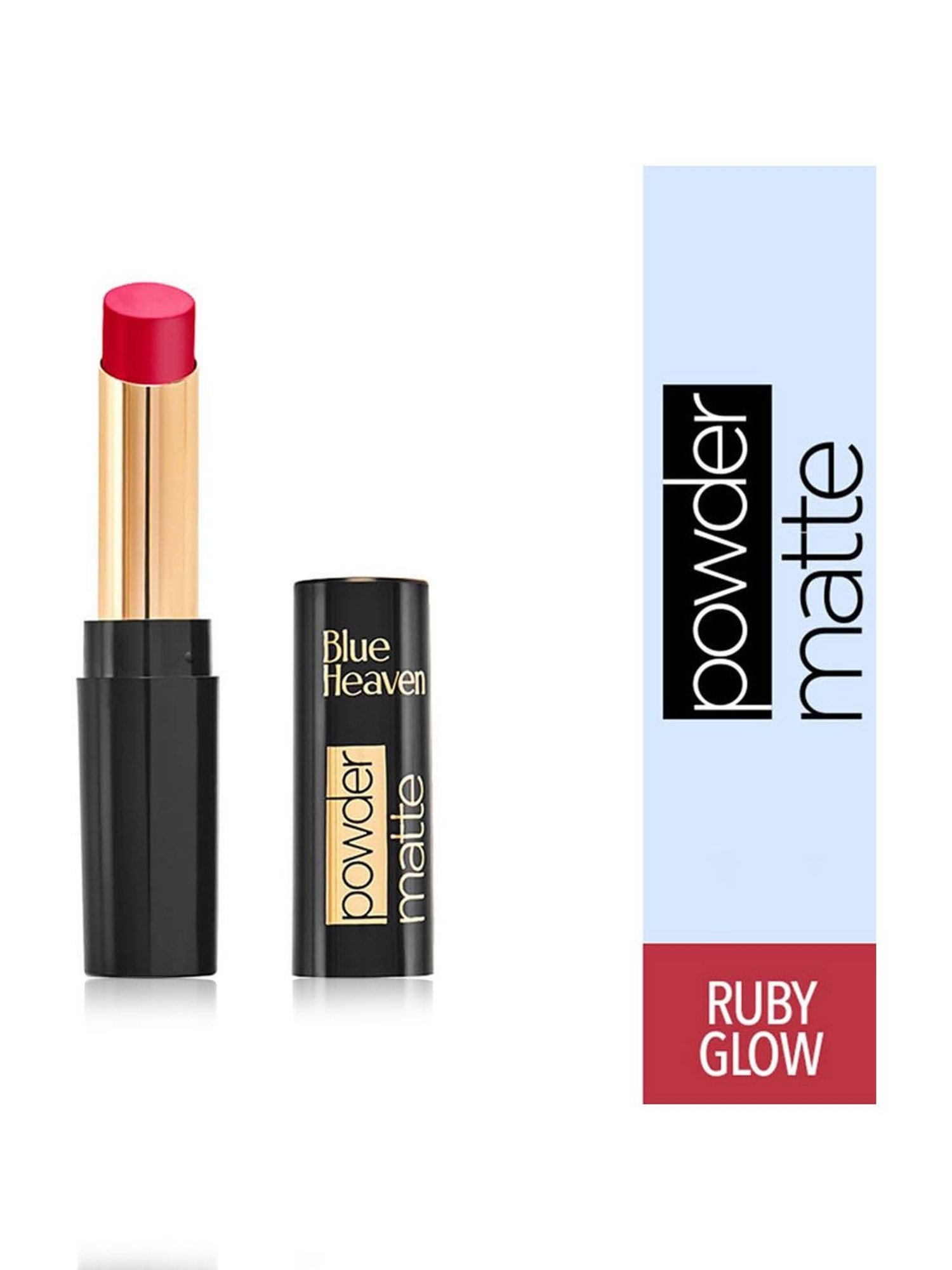 Blue Heaven Powder Matte Lipstick Ruby Glow - 3.5 gm