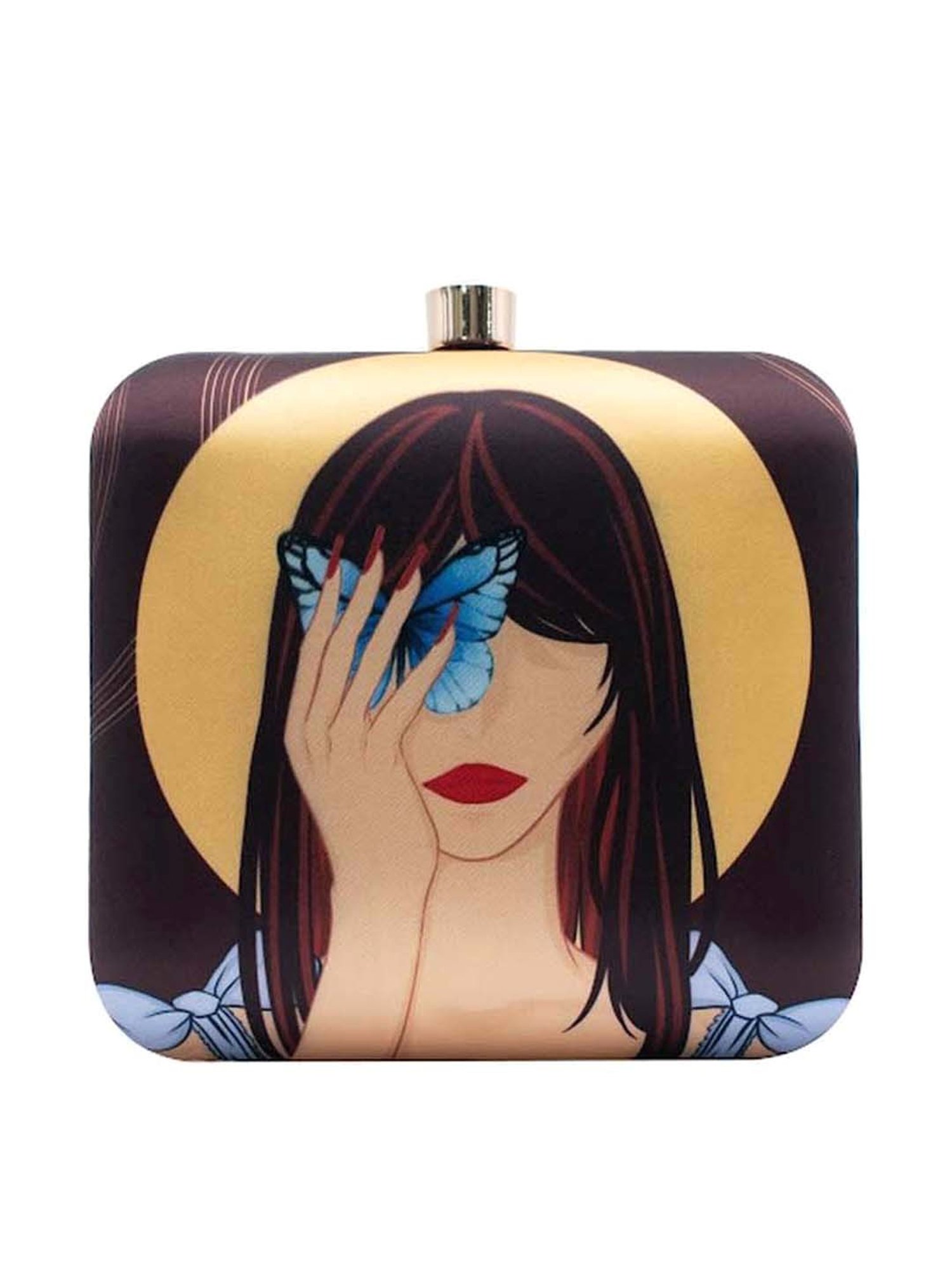 Sugarcrush Multicolor Printed Clutch