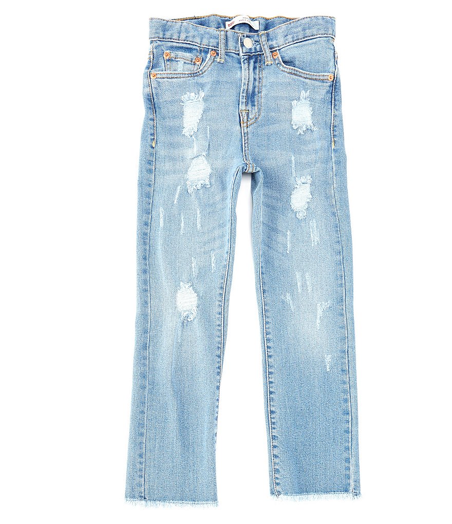 Levi's Big Girls 7-16 High Rise Ankle Straight Denim Jean