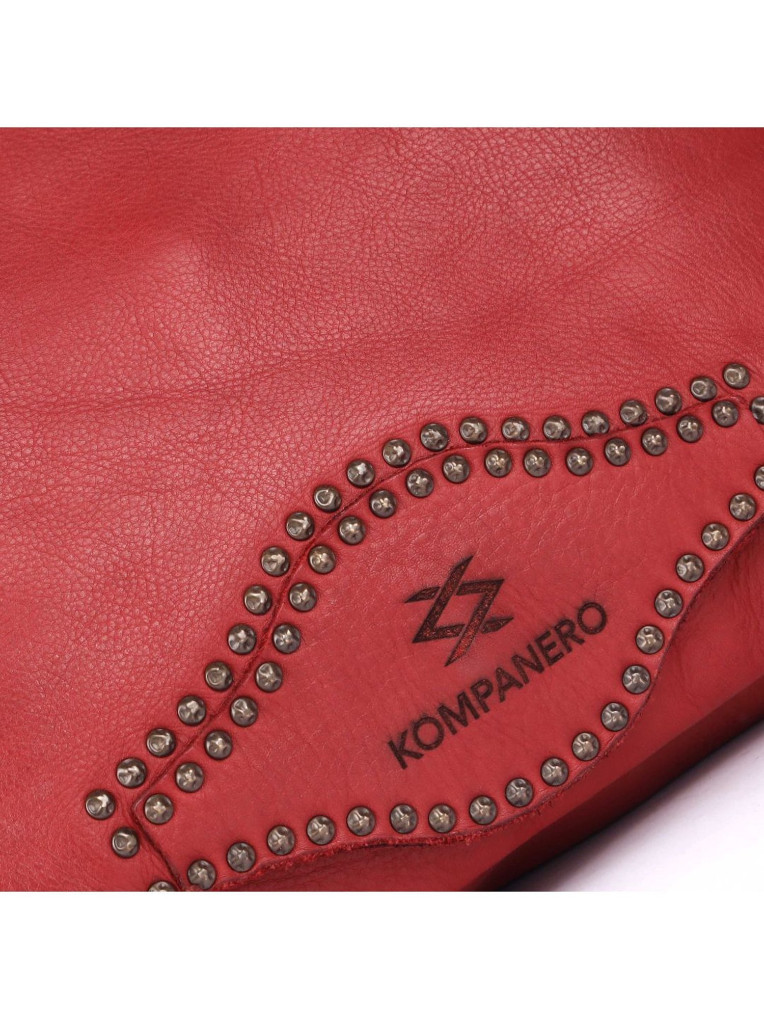 KOMPANERO Alaska Red Embellished Medium Sling Handbag