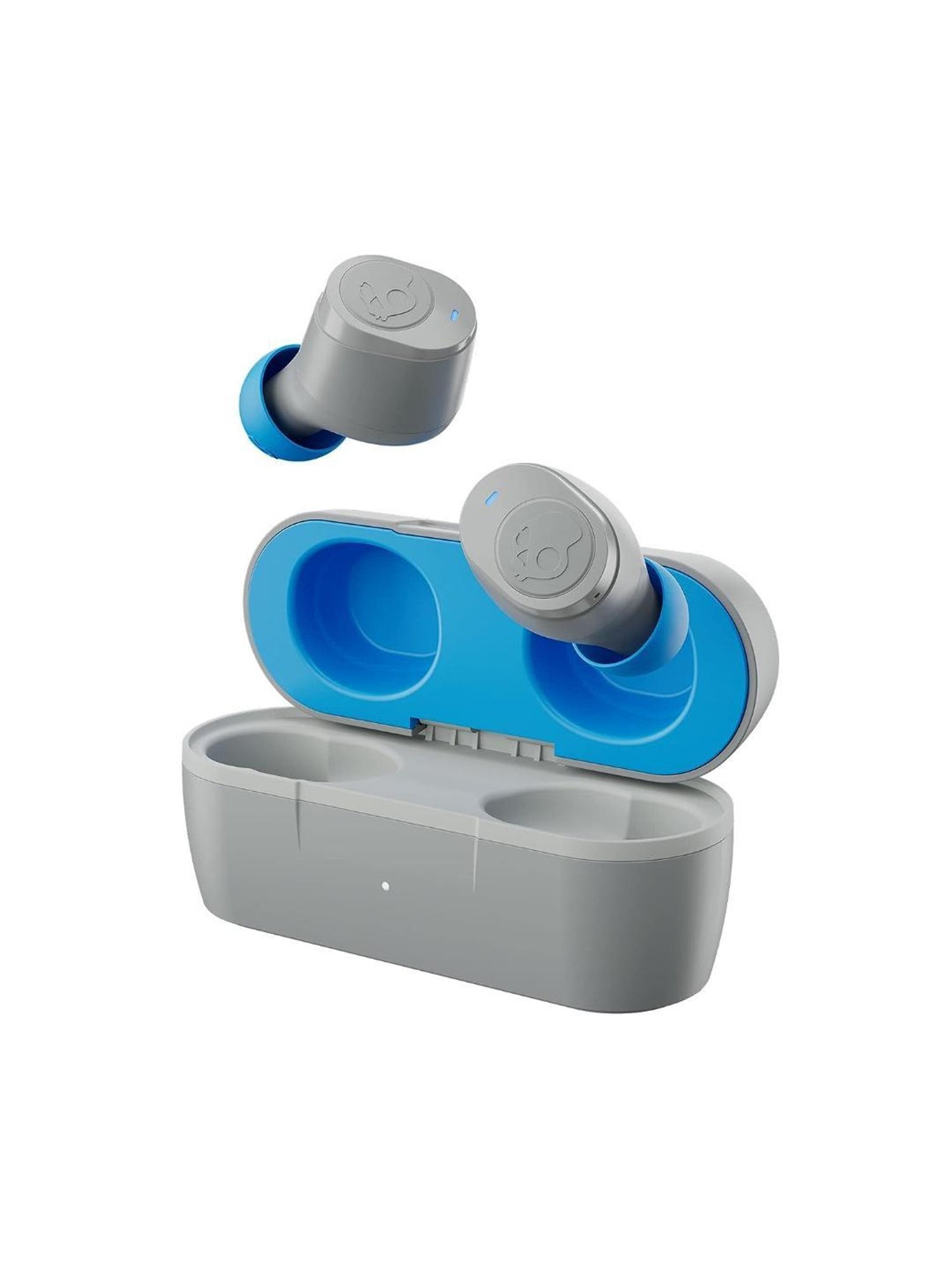 Skullcandy Jib True 2 in-Ear Wireless Earbuds with 32 Hr Battery (Light Grey & Blue, True Wireless)