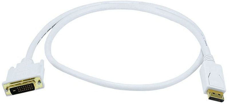 Monoprice 3ft 28AWG DisplayPort to DVI Cable - White