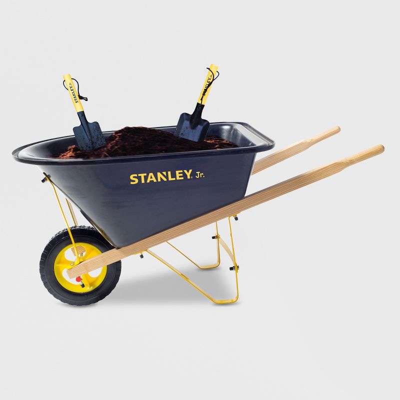 Stanley Junior Kids Wheel Barrow Black