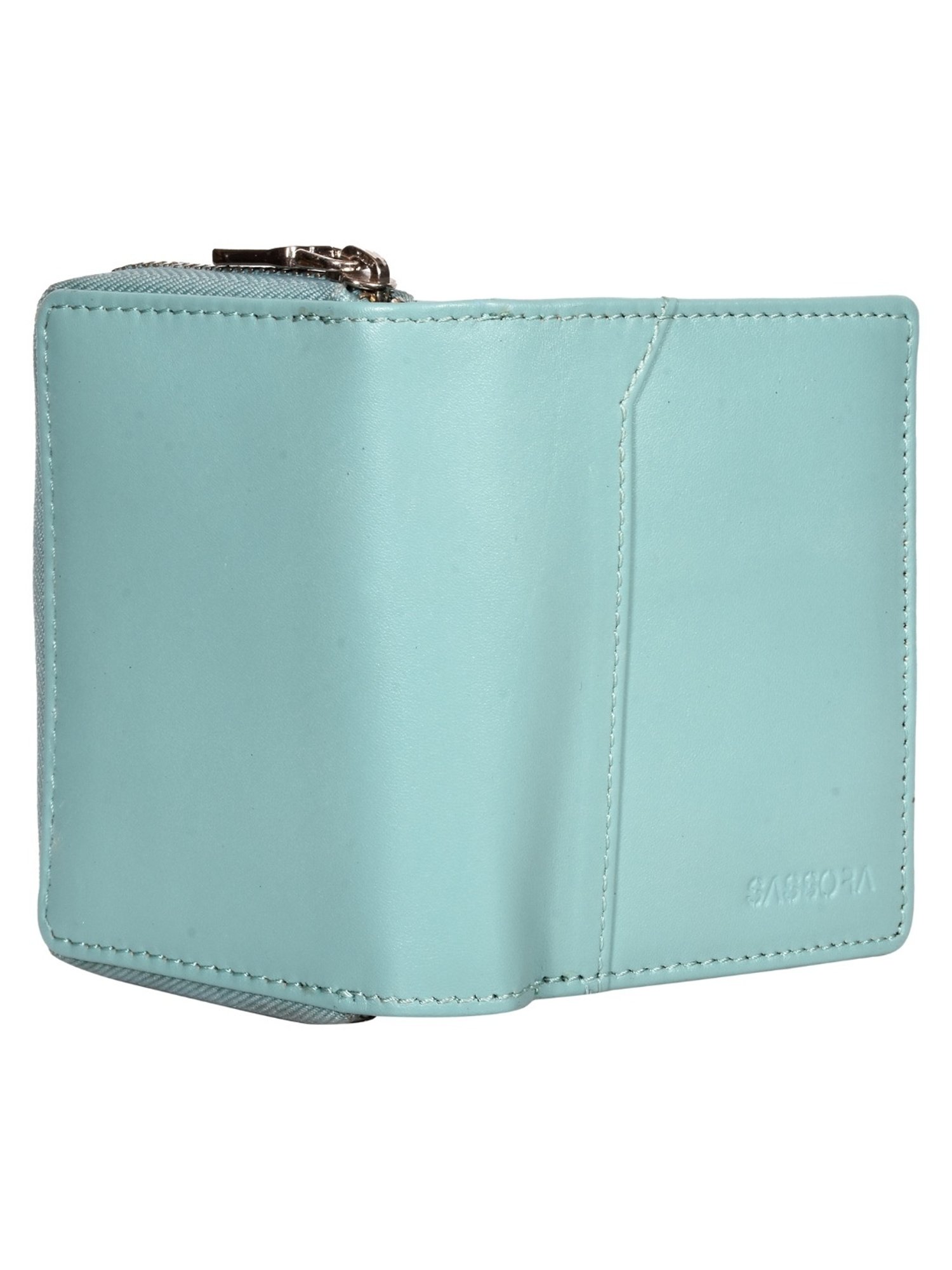 SASSORA NOVA Blue Leather Wallet
