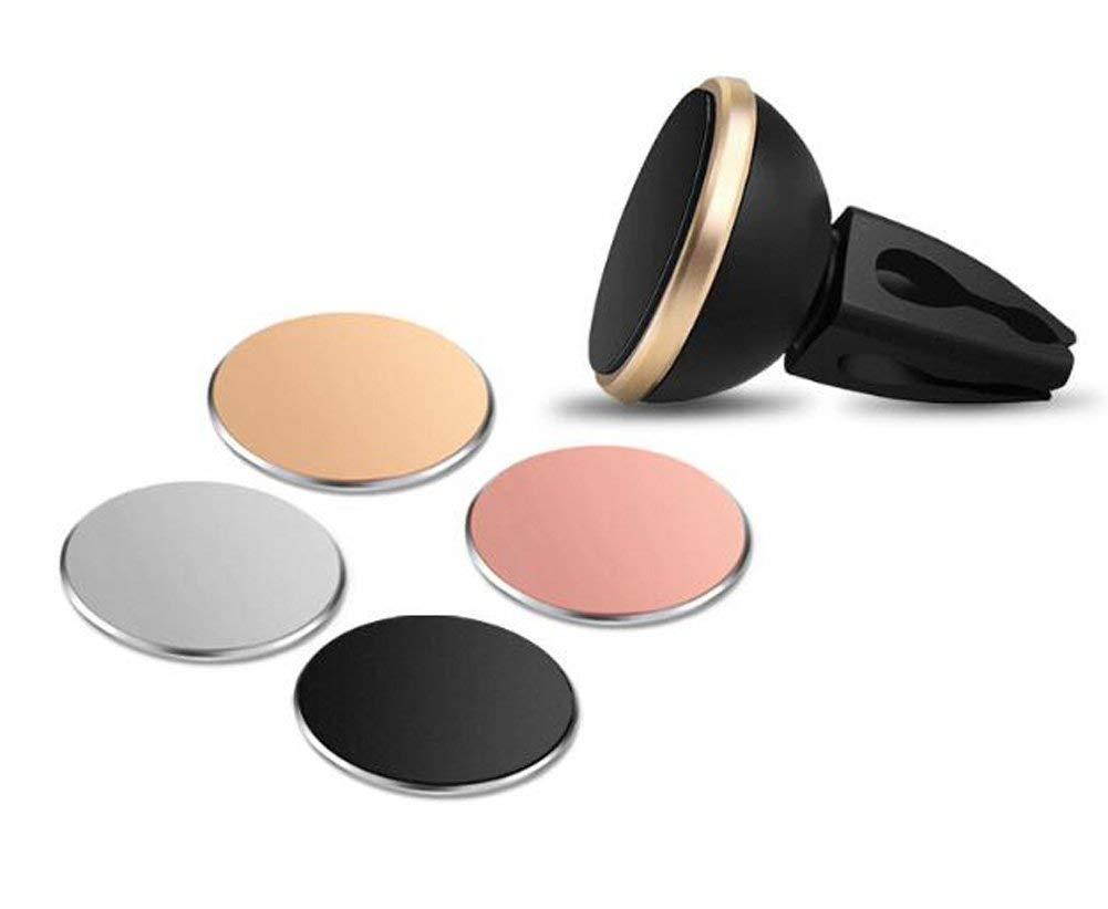 Sakula Circular Car Mount Metal Plate For All Magnetic Car Mount Cellphone Holder Red