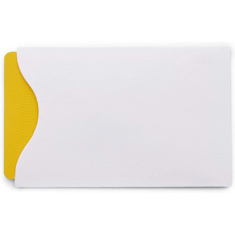 Stockroom Plus 500-Pack White Blank Keycard Envelope Sleeves, Card Protectors for Business (3.5 x 2.3 in)