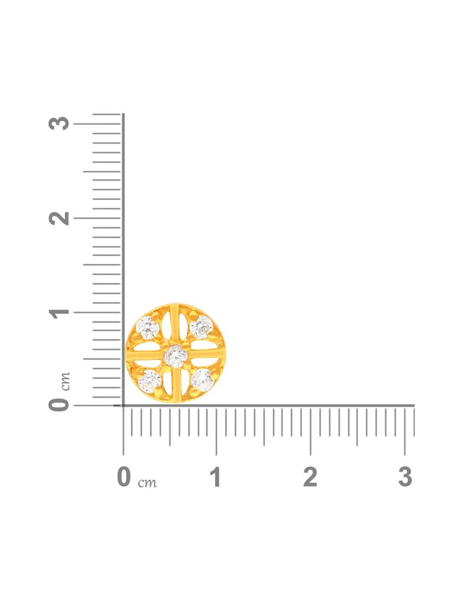 CKC Opulent Multi-Tiered Gold Jhumka Eardrops