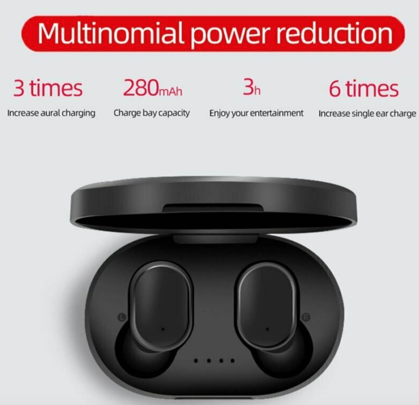 Bluetooth 5.0 True Wireless Earbuds Sports Headsets Noise Cancelling Headphones