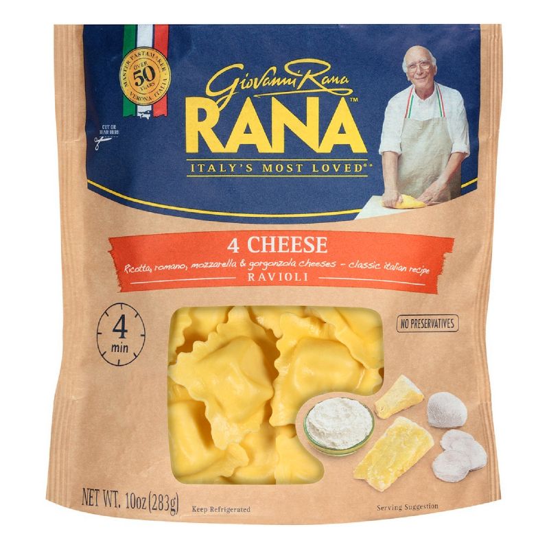 Rana Ravioli 4 Cheese Stuffed Pasta And Dumplings - 10oz
