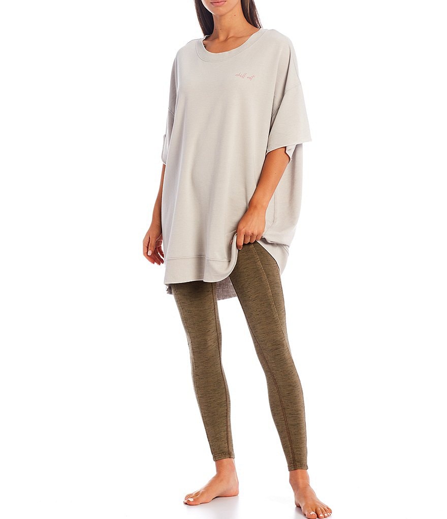 Karen Kane Short Sleeve Tie-Dye Hoodie