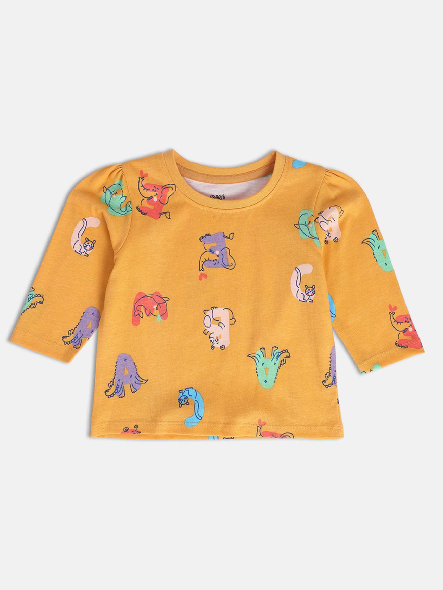 MINIKLUB Kids Multicolor Printed Full Sleeves Jhablas (Pack Of 3)