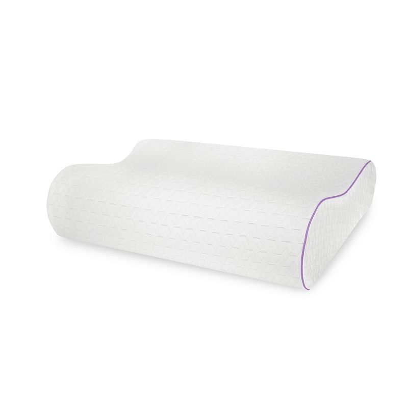 Downlite Soft White Goose Down Hypoallergenic Pillow &ndash; Perfect for Stomach Sleepers Standard