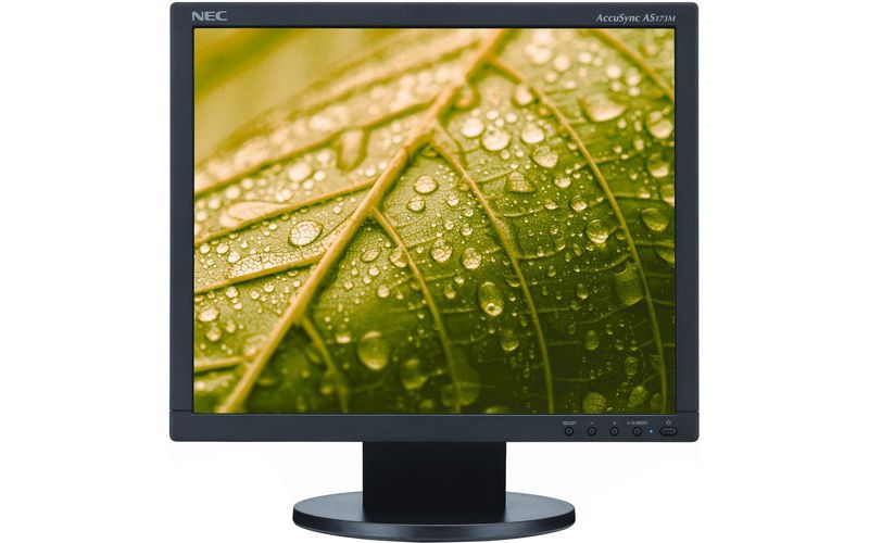 NEC Display AccuSync AS173M-BK 17" SXGA LED LCD Monitor - 5:4 - 17" Class - Twisted nematic (TN) - 1280 x 1024 - 16.7 Million Colors - 250 Nit Typical
