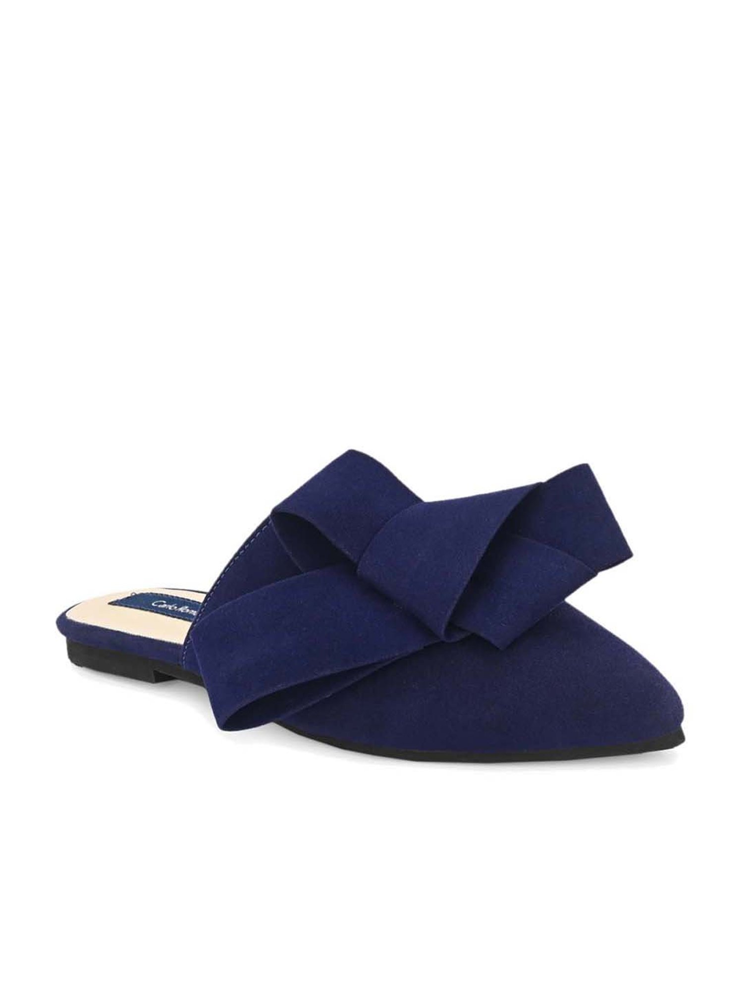 Carlo Romano Women's Blue Mule Shoes