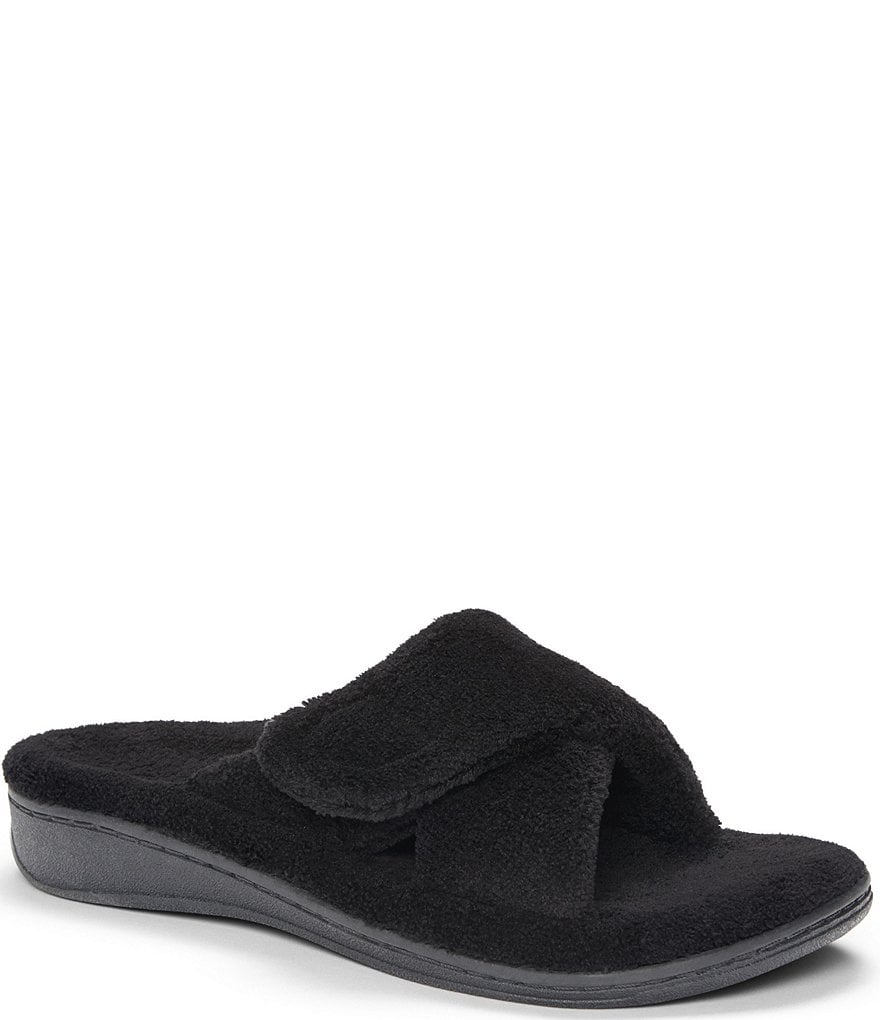 Cabernet Microfiber Terry Slippers