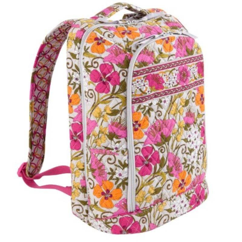 Vera Bradley Laptop Backpack in Tea Garden
