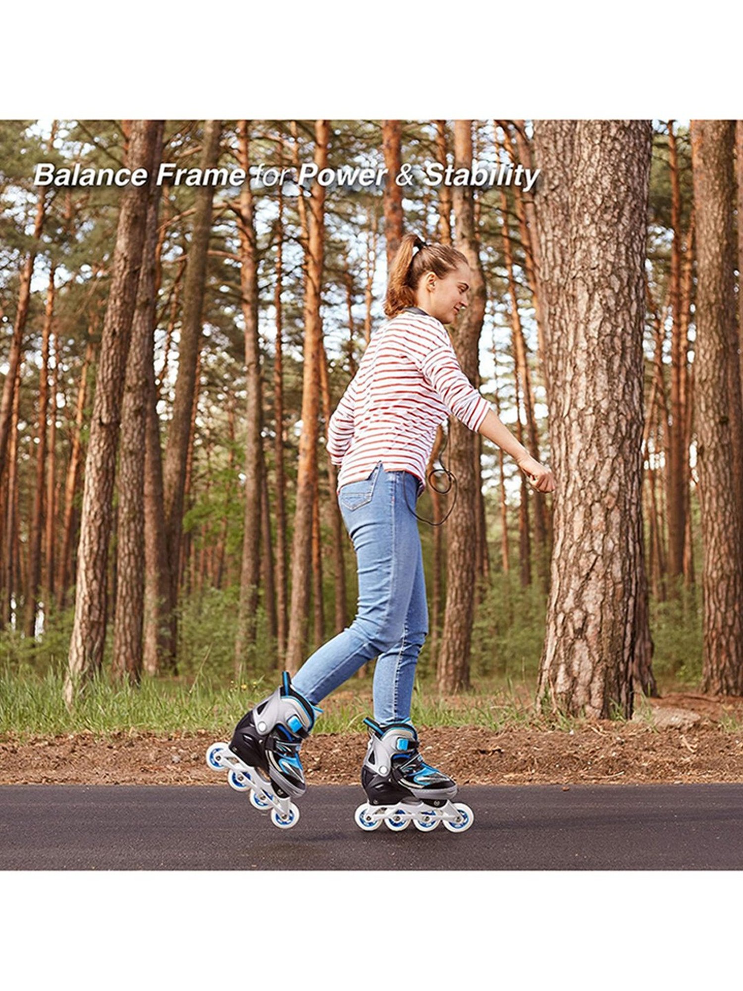 Cosco Sprint Roller Skates (Black) Size - Standard