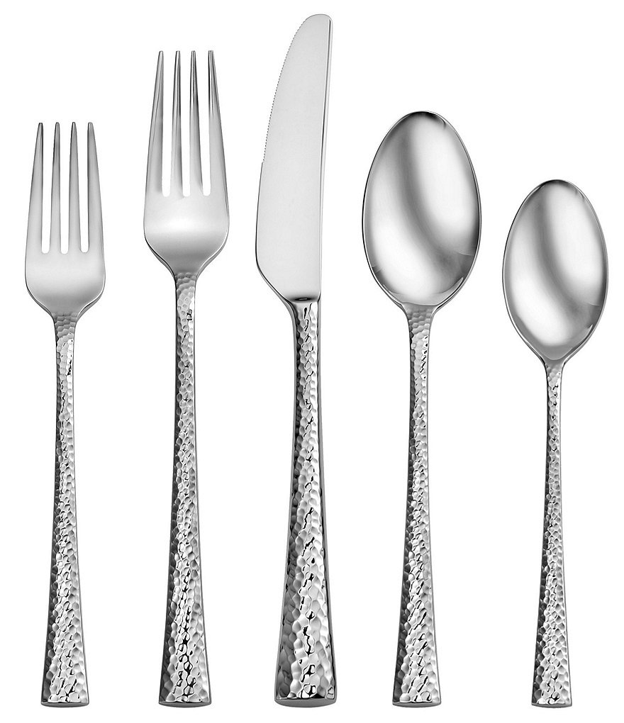 Robinson South End 65-Piece Stainless Steel Flatware Set