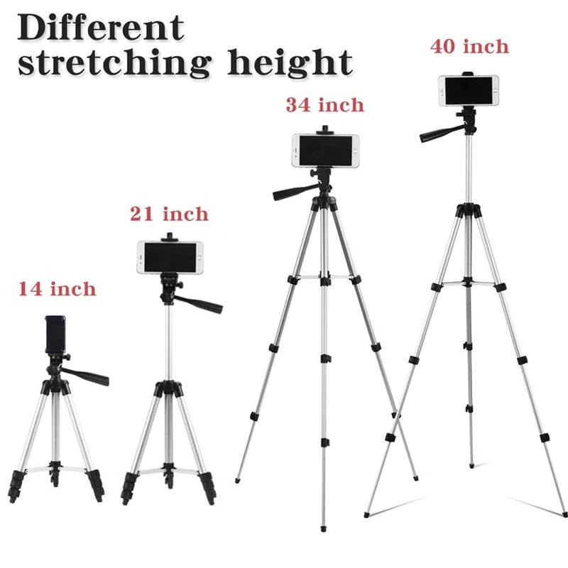 Lightweight Camera Tripod Phone Stand Holder Portable Desktop Mobile Phone Tripode For iPhone Canon Sony Nikon Video Camera Para