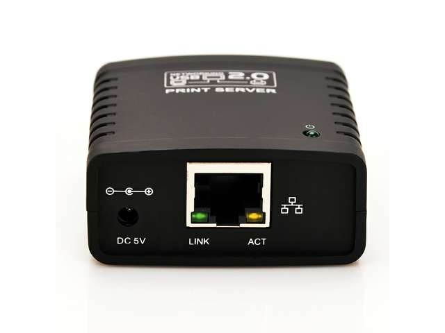 TeKit USB 2.0 Network LPR Print Server Printer Share Hub Palm Size with Wireless ,Allows multiple computers to share one USB printer on the network(NOT support Windows 8 and above)