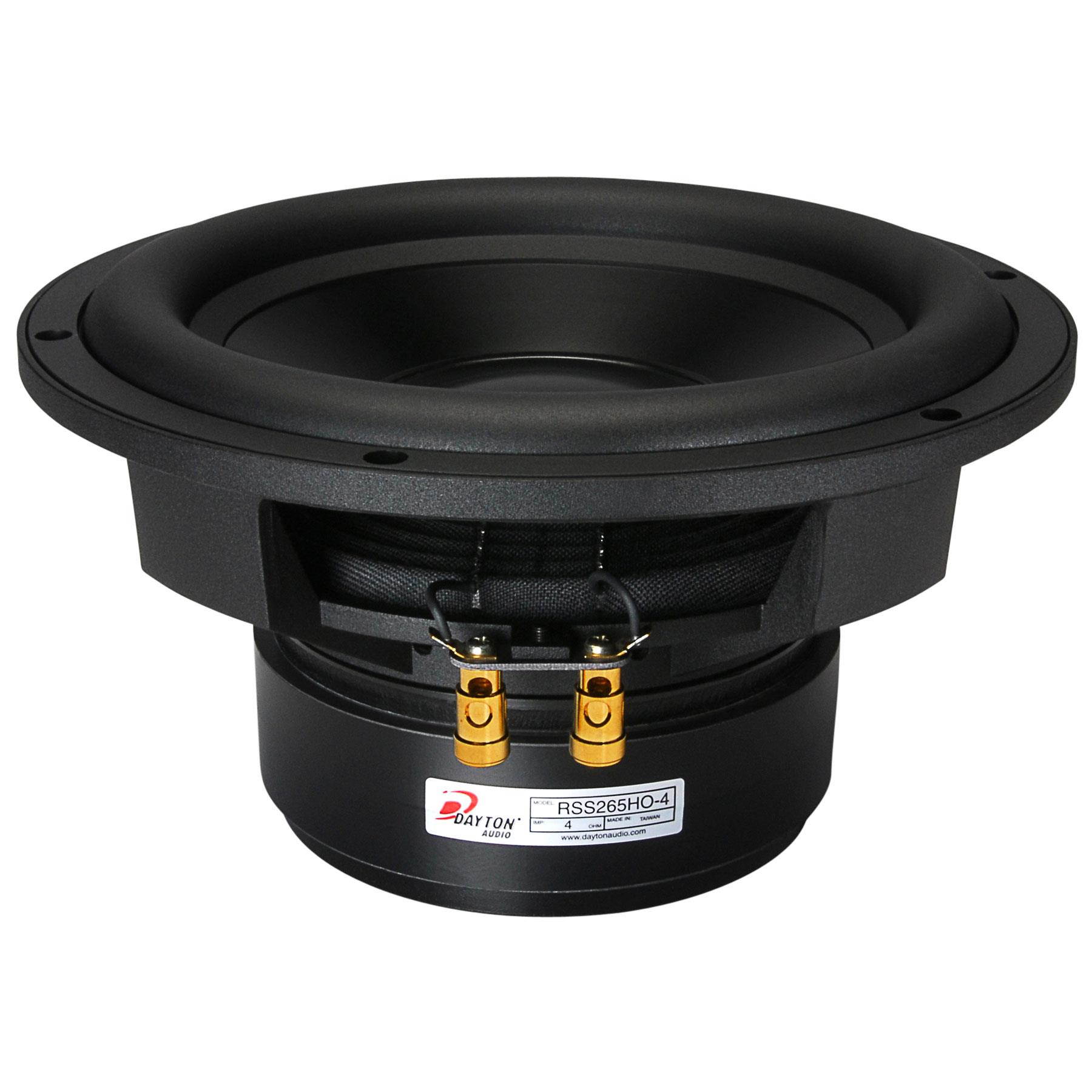 Dayton Audio RSS265HO-4 10" Reference HO Subwoofer 4 Ohm 295-462