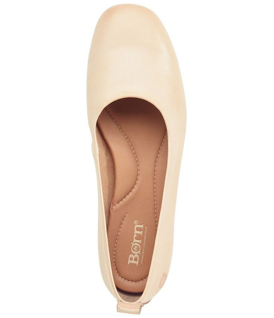 Born Beca Leather Slip-On Flats