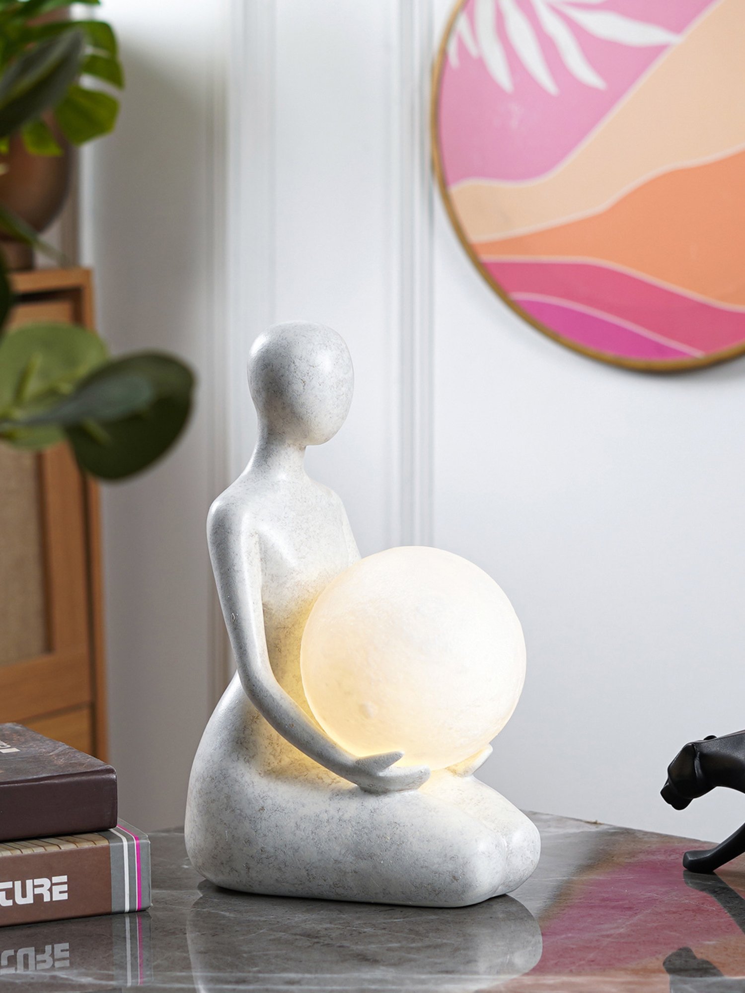 The Artment Decorative Bowl Lamp Led Showpiece Figurine